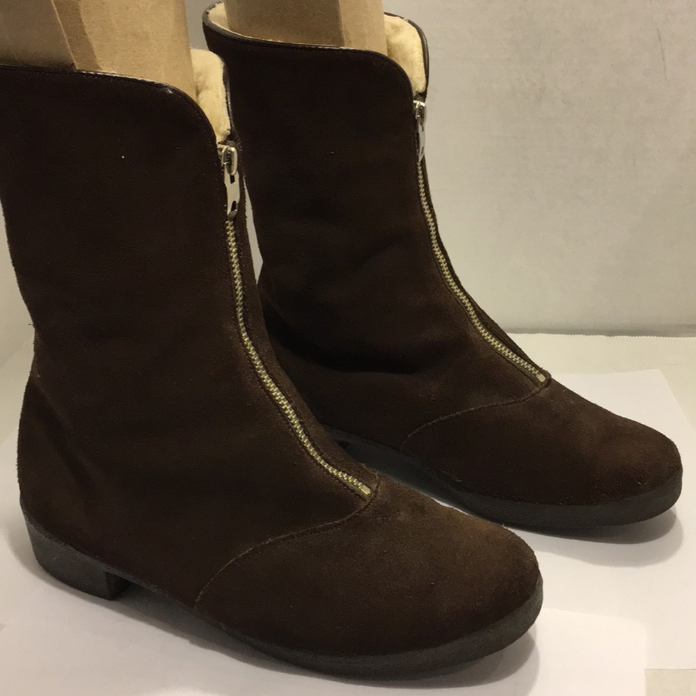 Like New MORLANDS Sheepskin Suede Women Boots